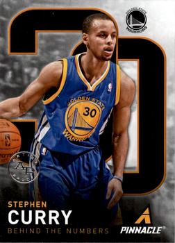 2013-14 Pinnacle - Behind the Numbers Artist's Proofs #10 Stephen Curry Front