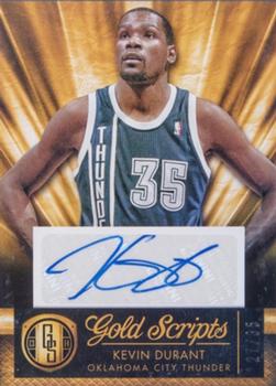 2013-14 Panini Gold Standard - Gold Scripts #14 Kevin Durant Front