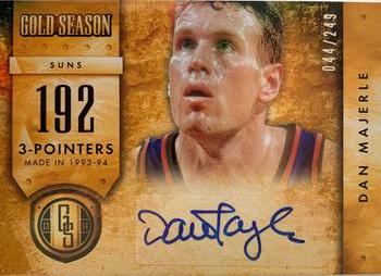 2013-14 Panini Gold Standard - Gold Season Autographs #19 Dan Majerle Front