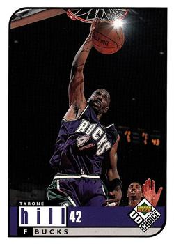 1998-99 UD Choice #81 Tyrone Hill Front