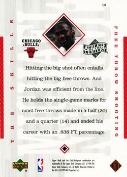 1999 Upper Deck Michael Jordan Athlete of the Century #13 Michael Jordan Back