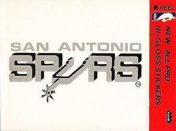 1976-77 Fleer NBA Team Stickers #NNO San Antonio Spurs Logo Front