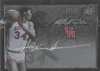 2013-14 Upper Deck Black - Chalk Signatures #CS-HO Hakeem Olajuwon Front