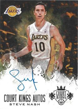 2013-14 Panini Court Kings - Autographs #14 Steve Nash Front