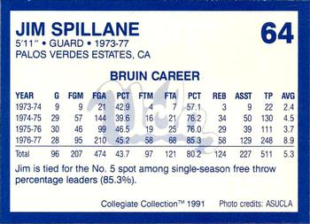 1991 Collegiate Collection UCLA Bruins #64 Jim Spillane Back