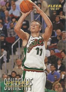 1996-97 Fleer Sprite #33 Detlef Schrempf Front