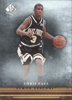 2013-14 SP Authentic - Canvas Collection #CC-15 Chris Paul Front