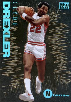 2013-14 Fleer Retro - '94-95 SkyBox Emotion N-Tense #3 Clyde Drexler Front