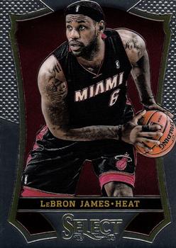 2013-14 Panini Select #24 LeBron James Front