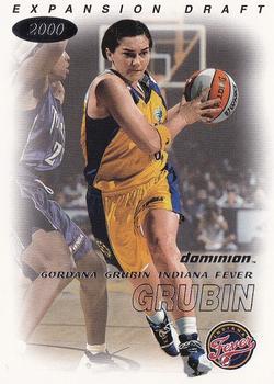 2000 SkyBox Dominion WNBA #112 Gordana Grubin Front