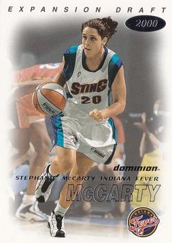 2000 SkyBox Dominion WNBA #115 Stephanie McCarty Front
