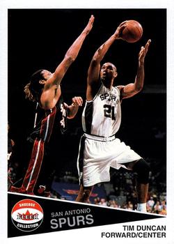 2001-02 Fleer Shoebox #48 Tim Duncan Front