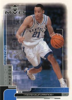 2002-03 Upper Deck MVP #215 Tayshaun Prince Front