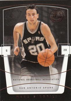 2003-04 Flair Final Edition #4 Manu Ginobili Front