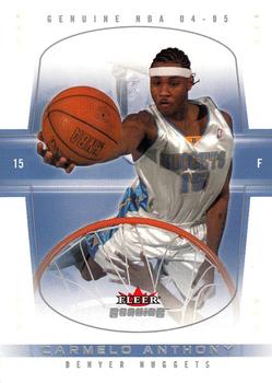 2004-05 Fleer Genuine #91 Carmelo Anthony Front