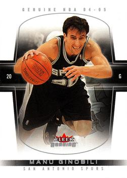 2004-05 Fleer Genuine #97 Manu Ginobili Front