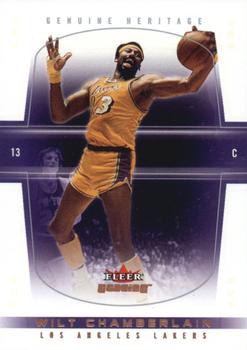 2004-05 Fleer Genuine #109 Wilt Chamberlain Front