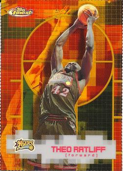 2000-01 Finest - Gold Refractors #70 Theo Ratliff Front