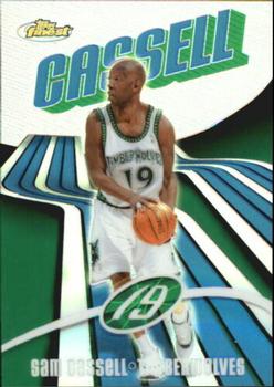 2003-04 Finest - Refractors #19 Sam Cassell Front