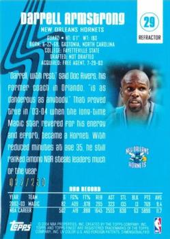 2003-04 Finest - Refractors #29 Darrell Armstrong Back