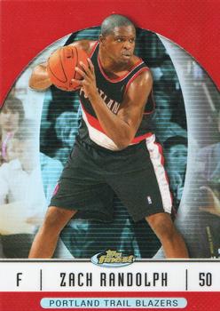 2006-07 Finest - Refractors #39 Zach Randolph Front