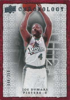 2007-08 Upper Deck Chronology #50 Joe Dumars Front