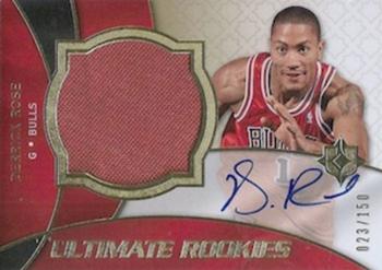 2008-09 Upper Deck Ultimate Collection #125 Derrick Rose Front