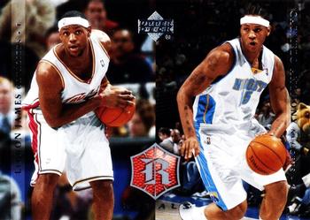 2004-05 Upper Deck Rivals Box Set #29 LeBron James / Carmelo Anthony Front