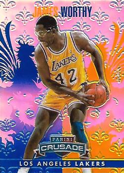 2013-14 Panini Crusade - Crusade Blue #281 James Worthy Front