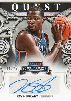 2013-14 Panini Crusade - Quest Autographs #13 Kevin Durant Front