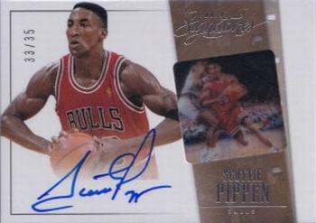 2013-14 Panini Signatures - Film Veteran Autographs #65 Scottie Pippen Front