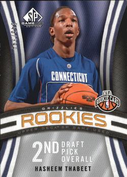 2009-10 SP Game Used #117 Hasheem Thabeet Front