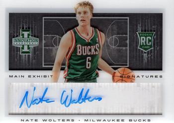 2013-14 Panini Innovation - Rookies Main Exhibit Signatures #31 Nate Wolters Front