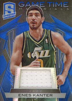 2013-14 Panini Spectra - Game Time Materials #17 Enes Kanter Front