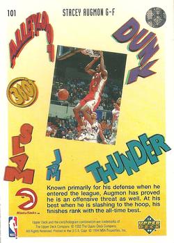 1993-94 Upper Deck Pro View #101 Stacey Augmon Back