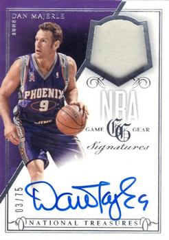 2013-14 Panini National Treasures - NBA Game Gear Signatures #GS-DJ Dan Majerle Front