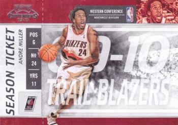 2009-10 Panini Playoff Contenders #52 Andre Miller Front