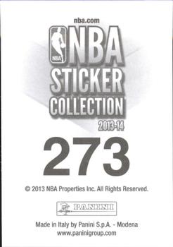 2013-14 Panini Stickers #273 J.J. Redick Back