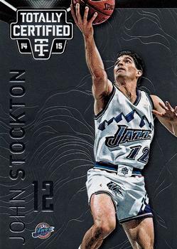 2014-15 Panini Totally Certified #129 John Stockton Front