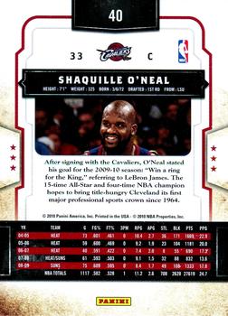 2009-10 Panini Classics #40 Shaquille O'Neal Back