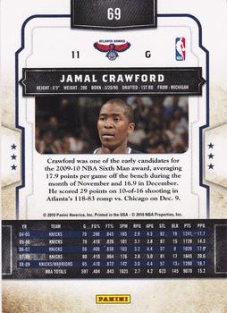 2009-10 Panini Classics #69 Jamal Crawford Back