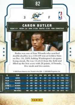 2009-10 Panini Classics #82 Caron Butler Back