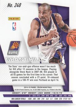 2014-15 Panini Prizm #248 Grant Hill Back