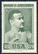 1964 Slania Stamps World Champion Boxers #1 John L. Sullivan Front