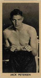 1938 Cartledge Razors Famous Prize Fighters #40 Jack Petersen Front