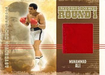 2010 Ringside Boxing Round One - Authentic Memorabilia Gold #AM19 Muhammad Ali Front