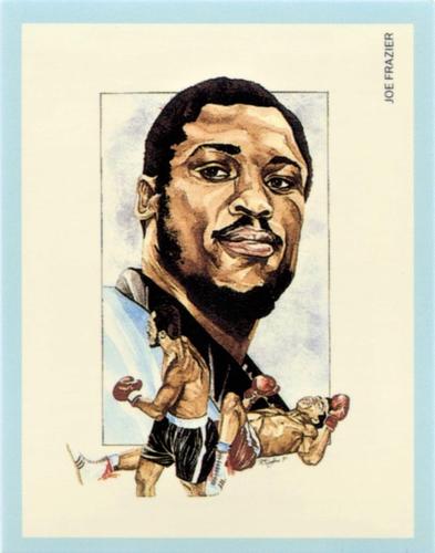 1991 Victoria Gallery Heavyweights (Red Back) #14 Joe Frazier Front