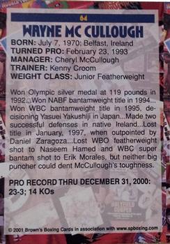 2001 Brown's #64 Wayne Mccullough Back