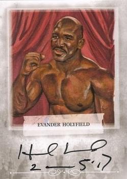 2011 Ringside Boxing Round Two - Autographs Silver #A-EH1 Evander Holyfield Front