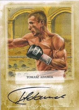 2011 Ringside Boxing Round Two - Autographs Gold #A-TA1 Tomasz Adamek Front